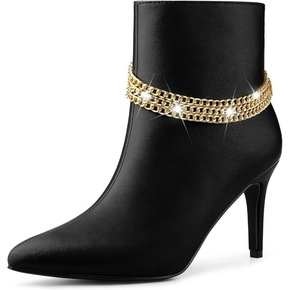 Women's Pointy Toe Stiletto Ankle Boots SZ 9